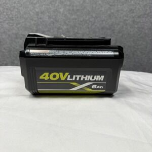Ryobi 40V Lithium 6Ah Battery Pack OP40602VNM 216Wh Li-Ion Fuel Gauge